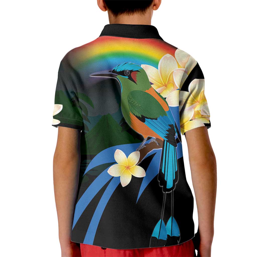 Nicaragua Independence Day Kid Polo Shirt En Dios confiamos - Wonder Print Shop
