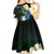 Nicaragua Independence Day Kid Short Sleeve Dress En Dios confiamos - Wonder Print Shop