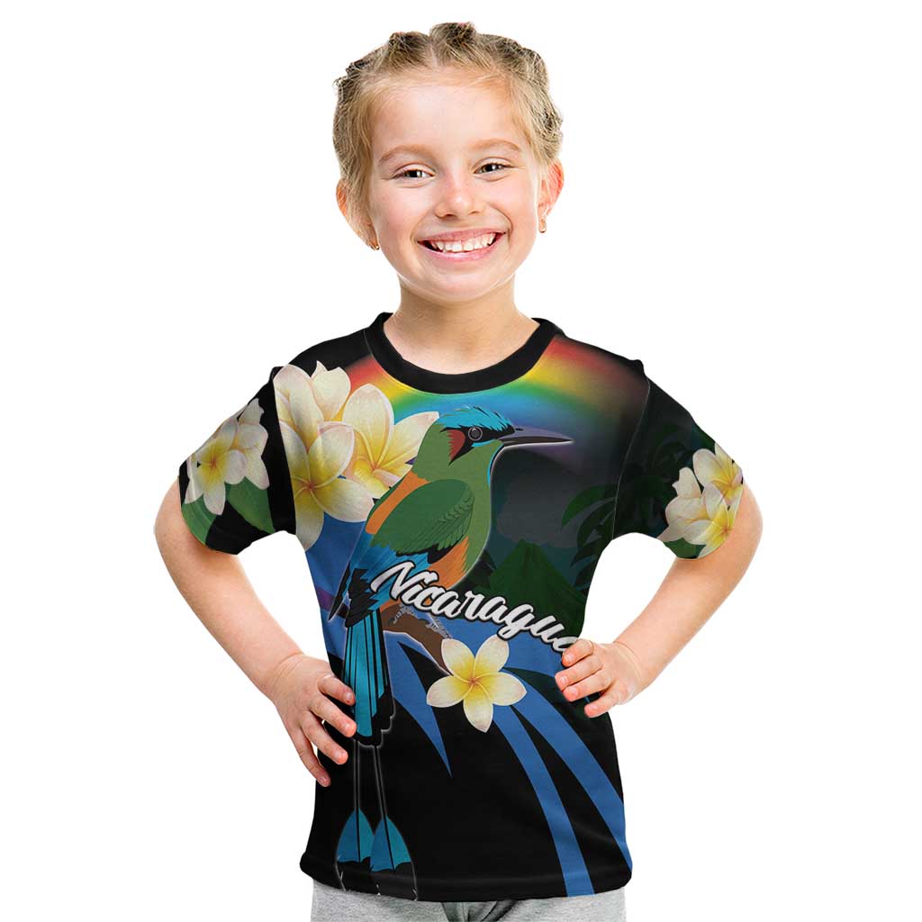 Nicaragua Independence Day Kid T Shirt En Dios confiamos - Wonder Print Shop