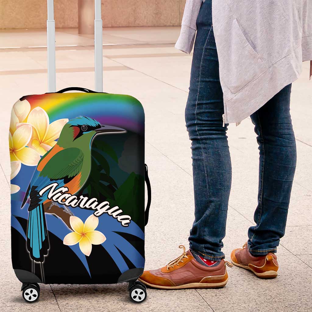 Nicaragua Independence Day Luggage Cover En Dios confiamos - Wonder Print Shop