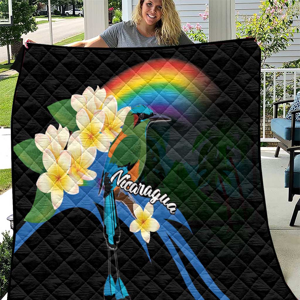 Nicaragua Independence Day Quilt En Dios confiamos - Wonder Print Shop