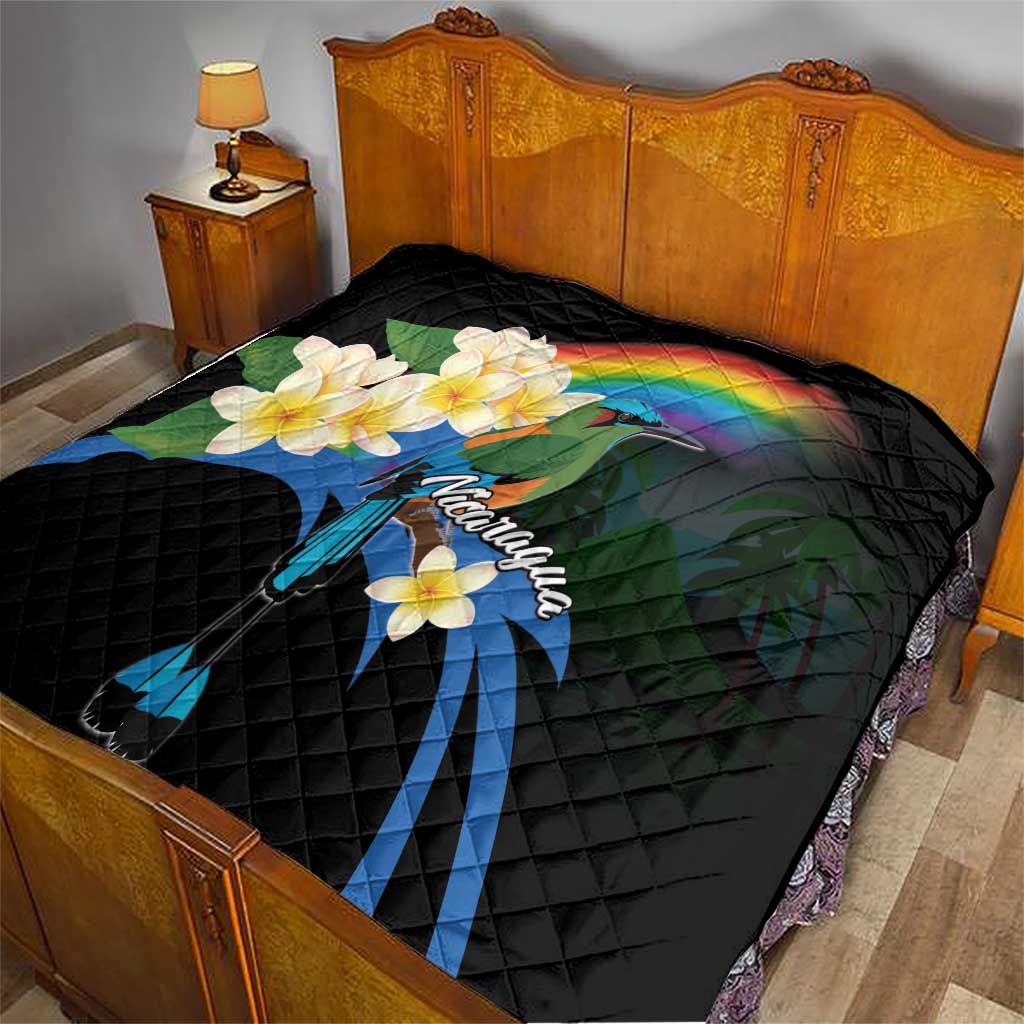 Nicaragua Independence Day Quilt En Dios confiamos - Wonder Print Shop