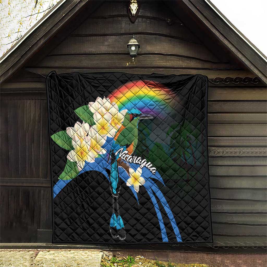 Nicaragua Independence Day Quilt En Dios confiamos - Wonder Print Shop