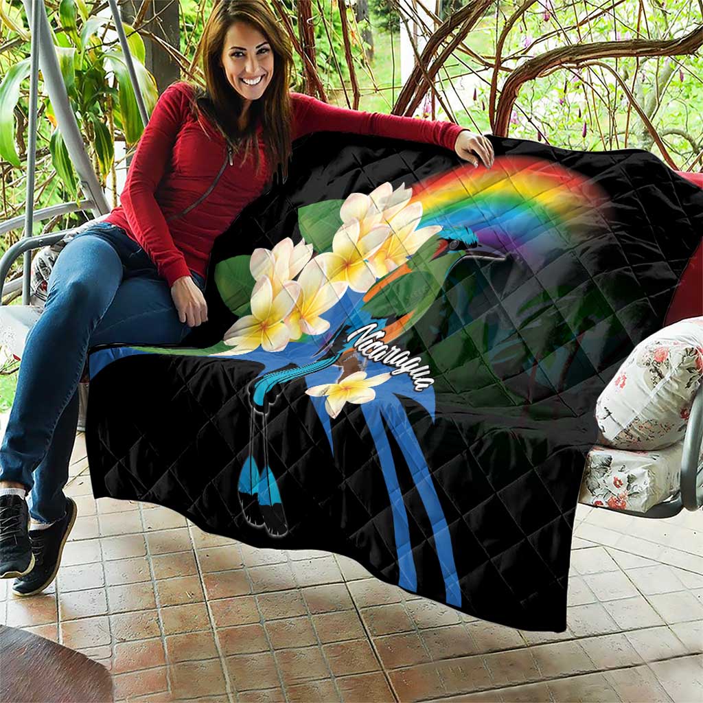 Nicaragua Independence Day Quilt En Dios confiamos - Wonder Print Shop