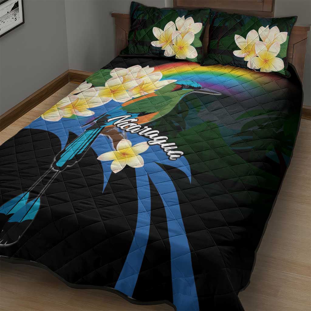 Nicaragua Independence Day Quilt Bed Set En Dios confiamos - Wonder Print Shop