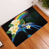 Nicaragua Independence Day Rubber Doormat En Dios confiamos - Wonder Print Shop