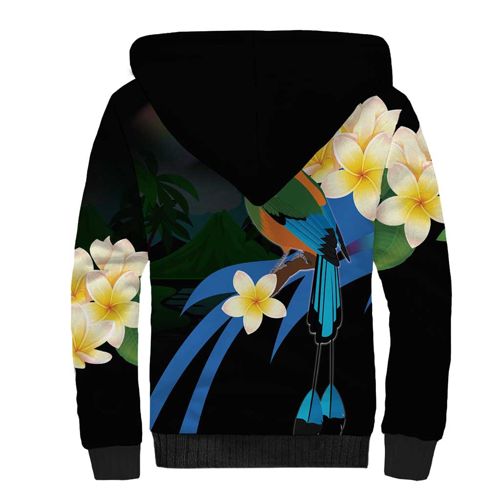 Nicaragua Independence Day Sherpa Hoodie En Dios confiamos - Wonder Print Shop