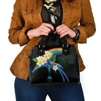 Nicaragua Independence Day Shoulder Handbag En Dios confiamos - Wonder Print Shop