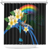 Nicaragua Independence Day Shower Curtain En Dios confiamos - Wonder Print Shop