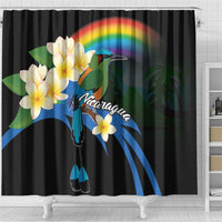 Nicaragua Independence Day Shower Curtain En Dios confiamos - Wonder Print Shop