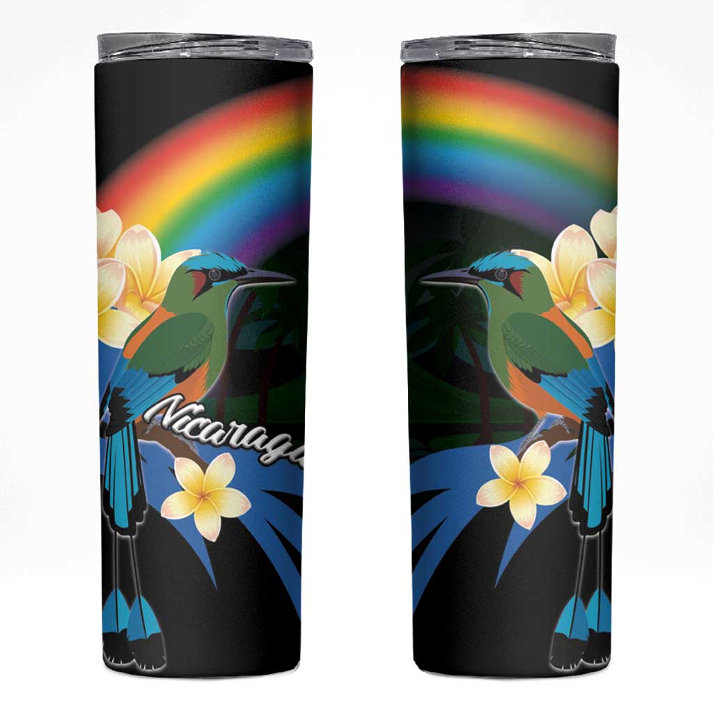 Nicaragua Independence Day Skinny Tumbler En Dios confiamos - Wonder Print Shop