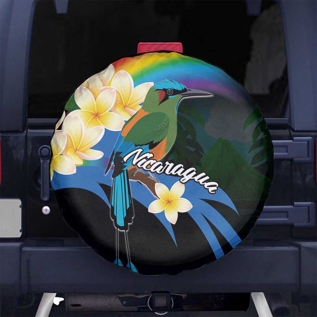 Nicaragua Independence Day Spare Tire Cover En Dios confiamos - Wonder Print Shop