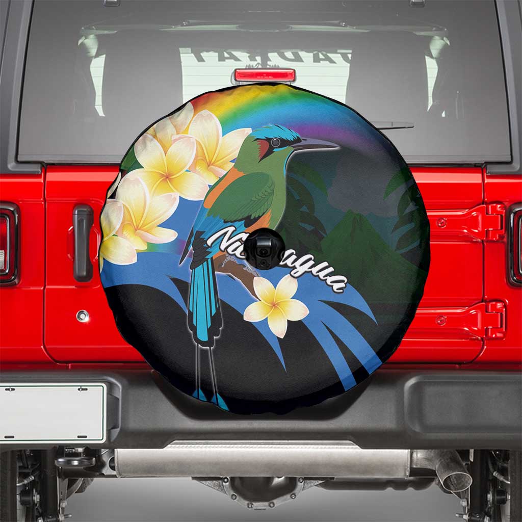 Nicaragua Independence Day Spare Tire Cover En Dios confiamos - Wonder Print Shop