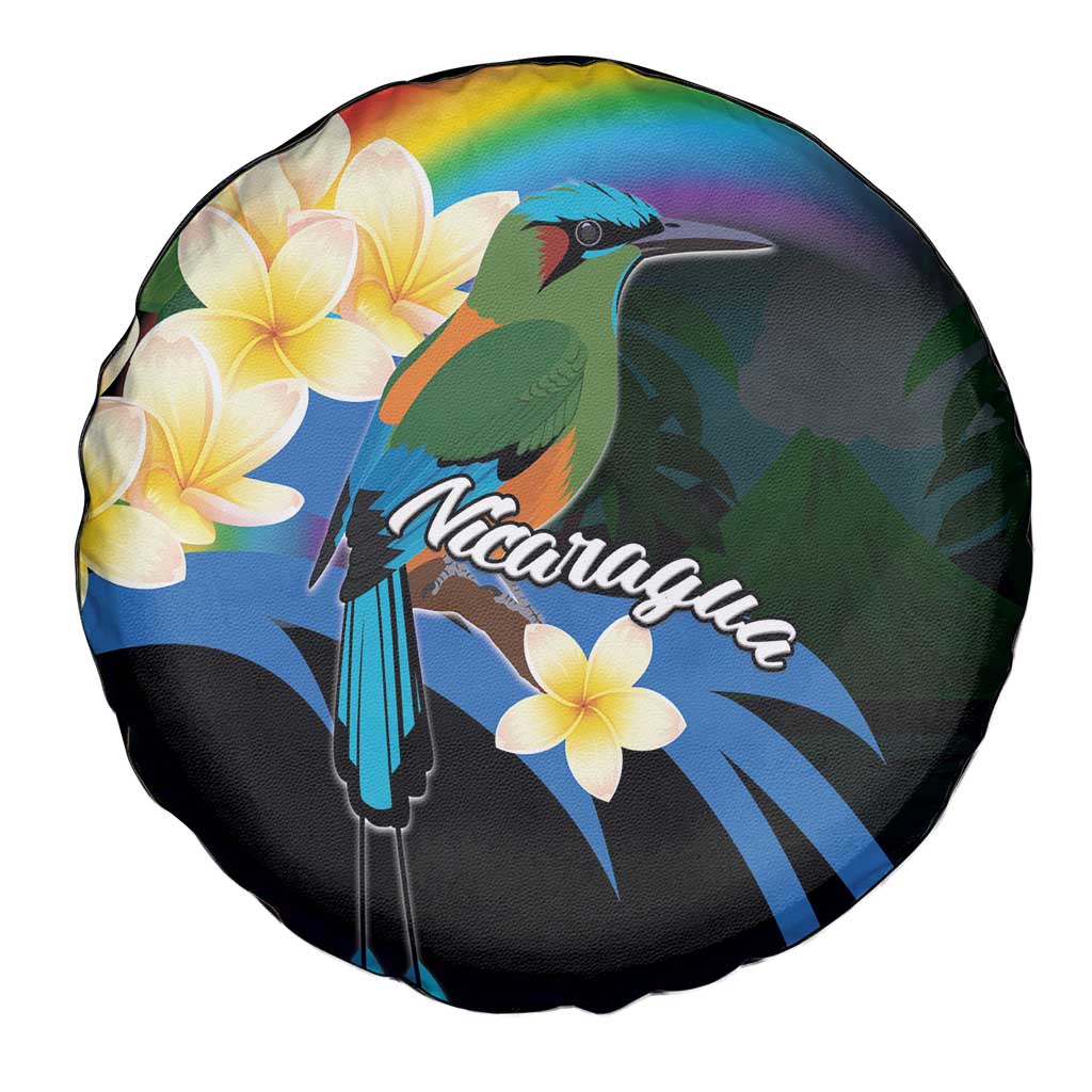 Nicaragua Independence Day Spare Tire Cover En Dios confiamos - Wonder Print Shop