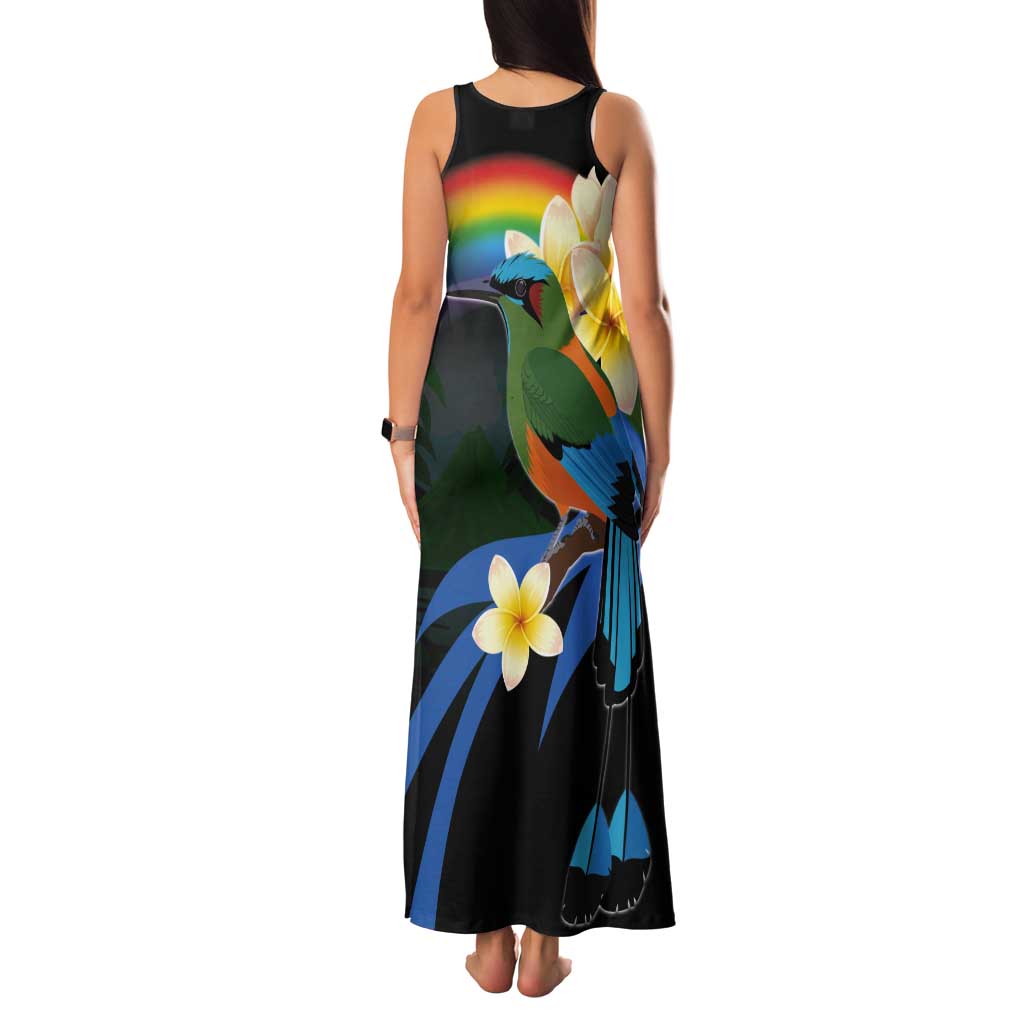 Nicaragua Independence Day Tank Maxi Dress En Dios confiamos - Wonder Print Shop