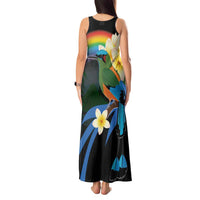 Nicaragua Independence Day Tank Maxi Dress En Dios confiamos - Wonder Print Shop
