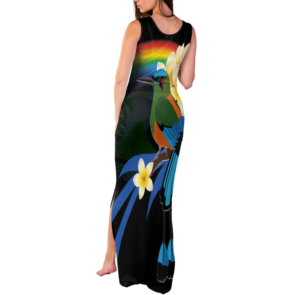 Nicaragua Independence Day Tank Maxi Dress En Dios confiamos - Wonder Print Shop