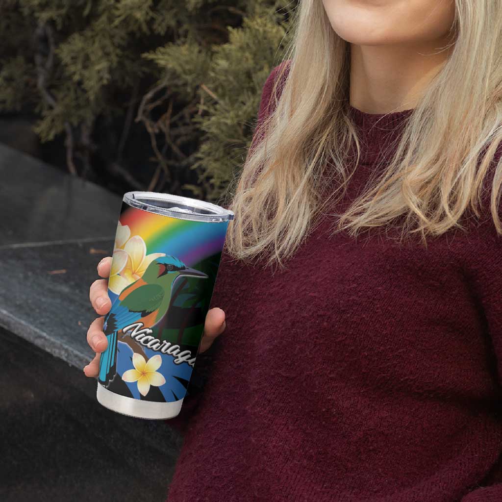 Nicaragua Independence Day Tumbler Cup En Dios confiamos - Wonder Print Shop