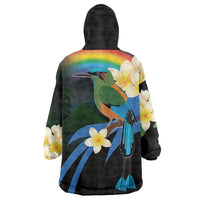 Nicaragua Independence Day Wearable Blanket Hoodie En Dios confiamos - Wonder Print Shop
