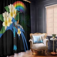 Nicaragua Independence Day Window Curtain En Dios confiamos - Wonder Print Shop