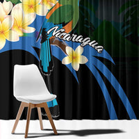 Nicaragua Independence Day Window Curtain En Dios confiamos - Wonder Print Shop