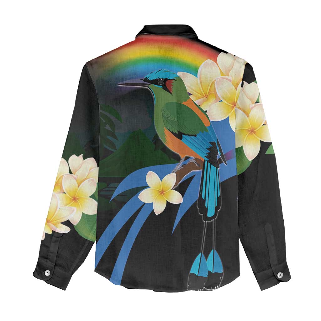 Nicaragua Independence Day Women Casual Shirt En Dios confiamos - Wonder Print Shop