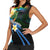 Nicaragua Independence Day Women Sleeveless Polo Shirt En Dios confiamos - Wonder Print Shop