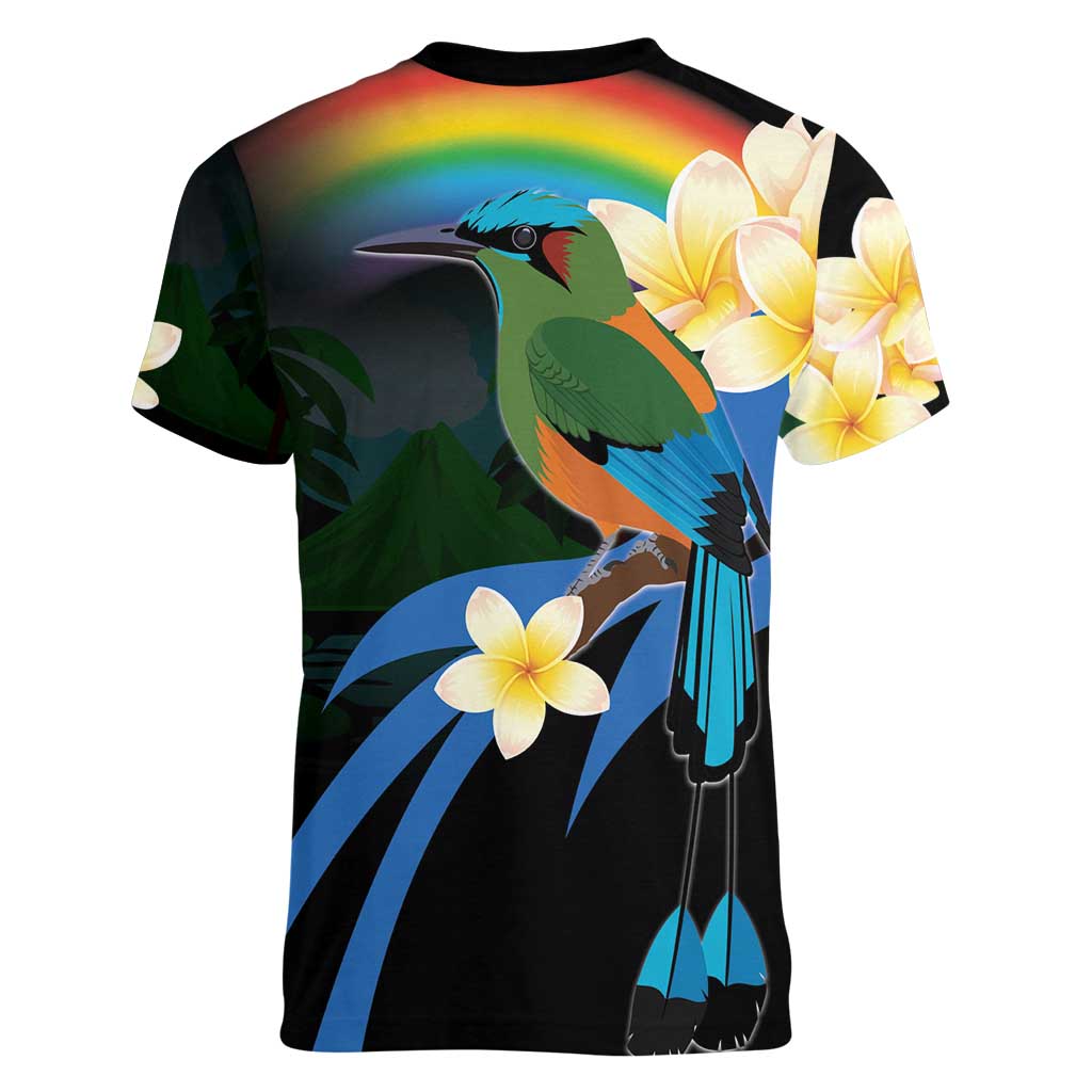 Nicaragua Independence Day Women V-Neck T-Shirt En Dios confiamos - Wonder Print Shop