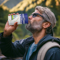 Custom Nicaragua Football 4 in 1 Can Cooler Tumbler La Azul y Blanco - Wonder Print Shop