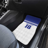 Custom Nicaragua Football Car Mats La Azul y Blanco - Wonder Print Shop