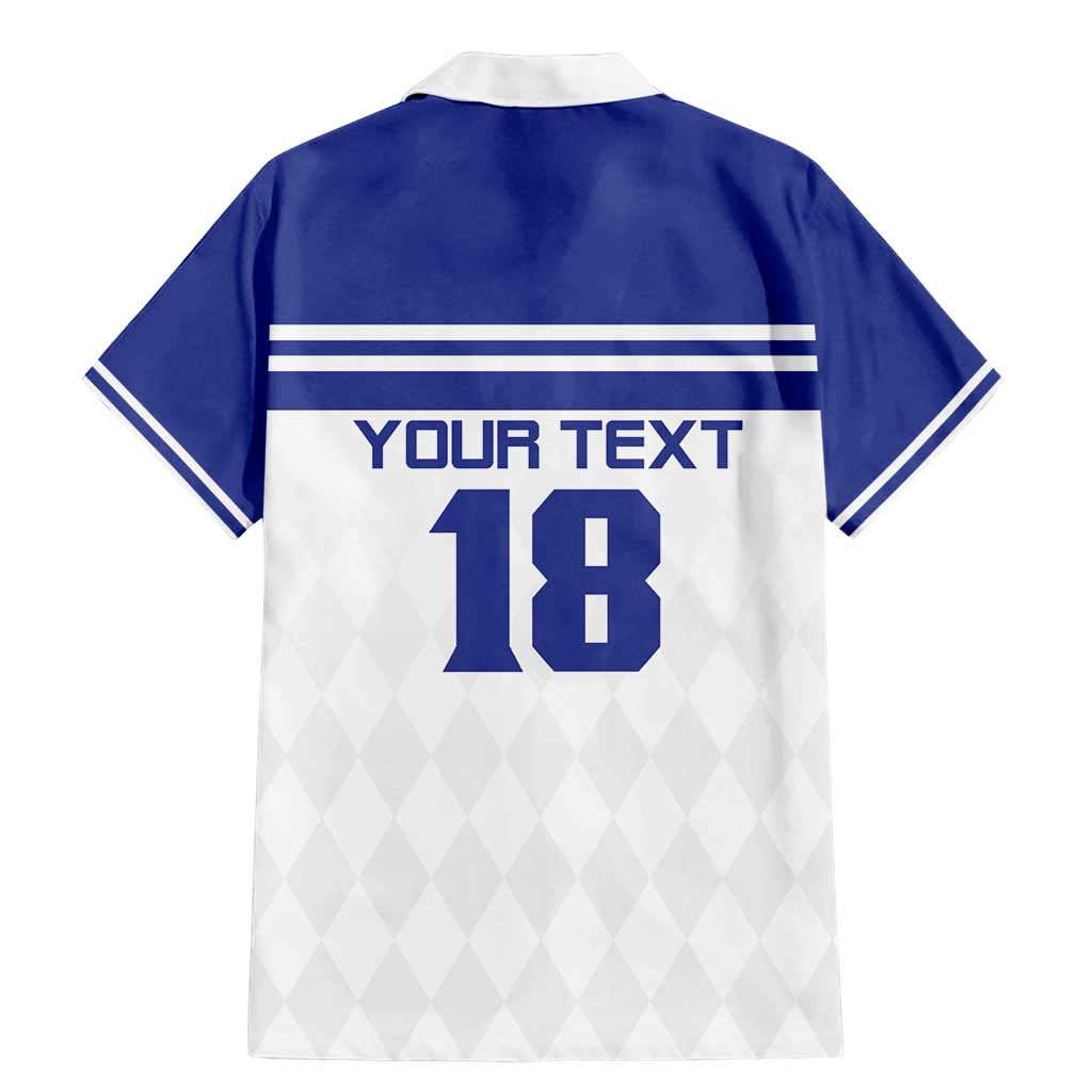 Custom Nicaragua Football Family Matching Mermaid Dress and Hawaiian Shirt La Azul y Blanco - Wonder Print Shop