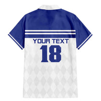 Custom Nicaragua Football Family Matching Mermaid Dress and Hawaiian Shirt La Azul y Blanco - Wonder Print Shop