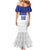 Custom Nicaragua Football Family Matching Mermaid Dress and Hawaiian Shirt La Azul y Blanco - Wonder Print Shop