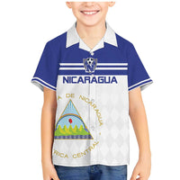 Custom Nicaragua Football Family Matching Mermaid Dress and Hawaiian Shirt La Azul y Blanco - Wonder Print Shop