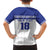 Custom Nicaragua Football Family Matching Off The Shoulder Long Sleeve Dress and Hawaiian Shirt La Azul y Blanco - Wonder Print Shop