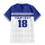 Custom Nicaragua Football Family Matching Off Shoulder Maxi Dress and Hawaiian Shirt La Azul y Blanco - Wonder Print Shop