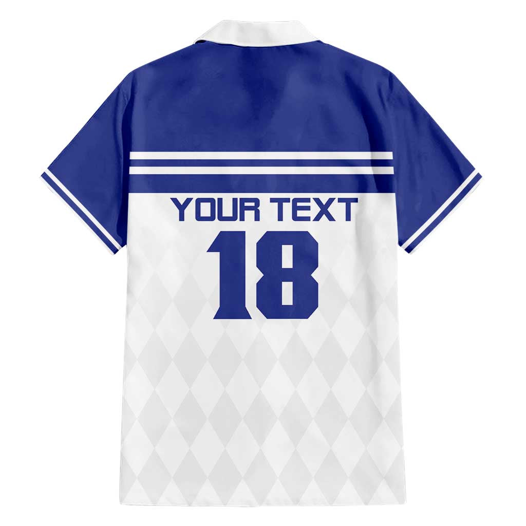 Custom Nicaragua Football Hawaiian Shirt La Azul y Blanco - Wonder Print Shop