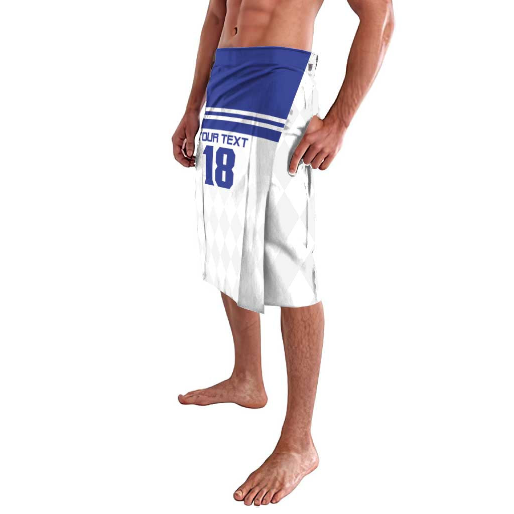 Custom Nicaragua Football Lavalava La Azul y Blanco - Wonder Print Shop
