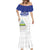 Custom Nicaragua Football Mermaid Dress La Azul y Blanco - Wonder Print Shop