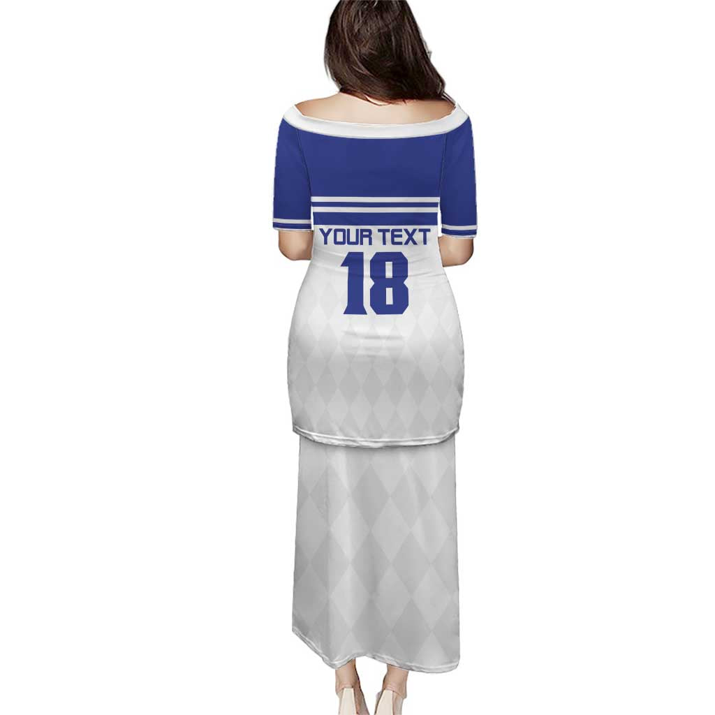 Custom Nicaragua Football Puletasi La Azul y Blanco - Wonder Print Shop