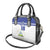 Custom Nicaragua Football Shoulder Handbag La Azul y Blanco - Wonder Print Shop