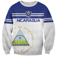 Custom Nicaragua Football Sweatshirt La Azul y Blanco - Wonder Print Shop