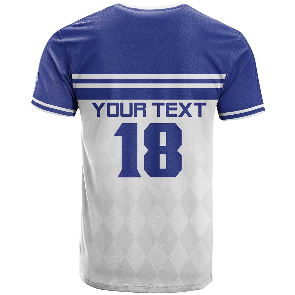 Custom Nicaragua Football T Shirt La Azul y Blanco - Wonder Print Shop