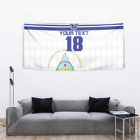 Custom Nicaragua Football Tapestry La Azul y Blanco - Wonder Print Shop