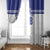 Custom Nicaragua Football Window Curtain La Azul y Blanco - Wonder Print Shop