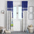 Custom Nicaragua Football Window Curtain La Azul y Blanco - Wonder Print Shop