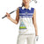 Custom Nicaragua Football Women Sleeveless Polo Shirt La Azul y Blanco - Wonder Print Shop