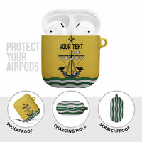 Personalized Lisbon Portugal AirPods Case Flag Style - Wonder Print Shop