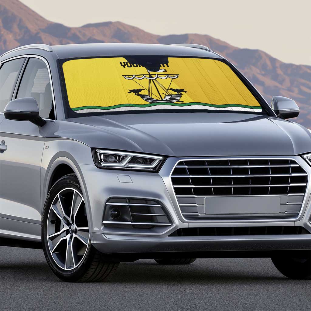 Personalized Lisbon Portugal Auto Sun Shade Flag Style - Wonder Print Shop