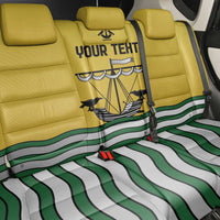 Personalized Lisbon Portugal Back Car Seat Cover Flag Style - Wonder Print Shop